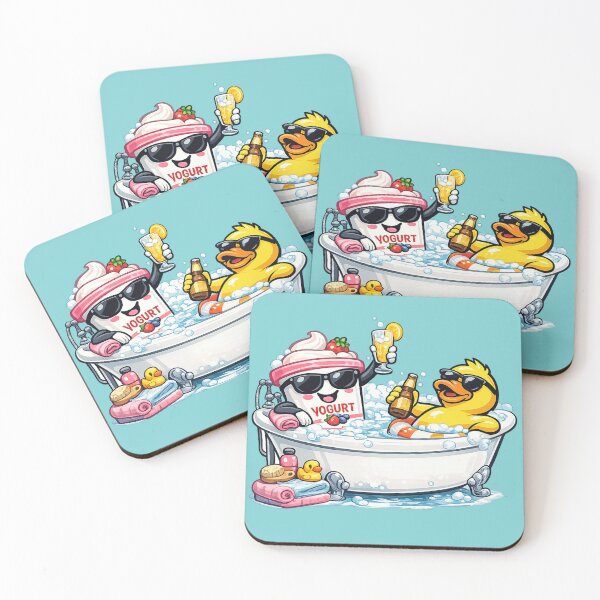 Item preview, Funny Breakfast League Bath Time Duo designed and sold by BROHLine Studio.