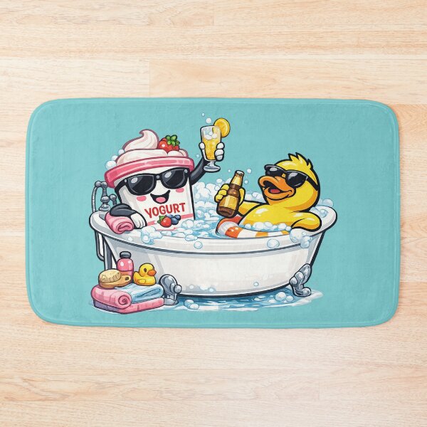 Item preview, Funny Breakfast League Bath Time Duo designed and sold by BROHLine Studio.