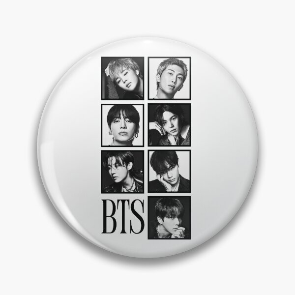 Item preview, BTS Black And White Square Full Group Seven Artists One Journey Korean K-pop group Korean boy bandb 2026 concert designed and sold by AJUNICE STUDIO.