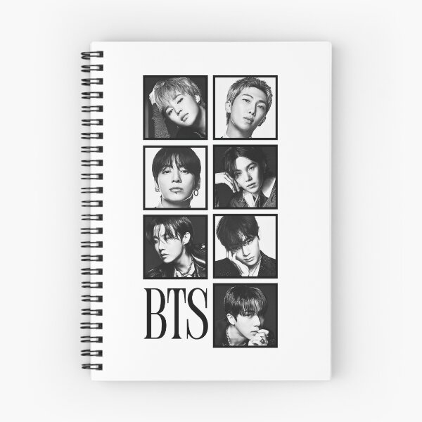 Item preview, BTS Black And White Square Full Group Seven Artists One Journey Korean K-pop group Korean boy bandb 2026 concert designed and sold by AJUNICE STUDIO.