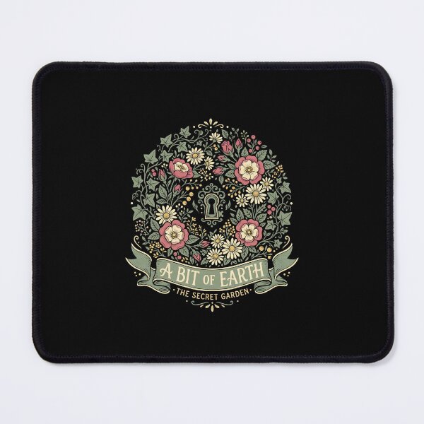 Item preview, A Bit of Earth The Secret Garden Floral Keyhole Crest Art designed and sold by Fenay Designs.
