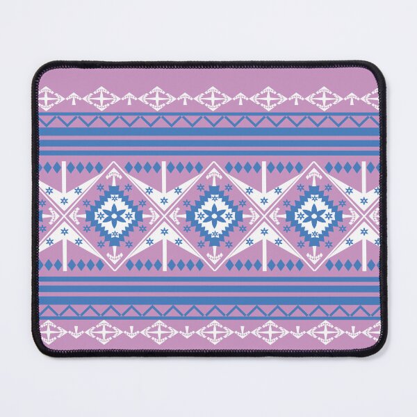Item preview, Geometric Ethnic Seamless Border Pattern with Blue and Purple Tribal Ornament designed and sold by EiArtist.