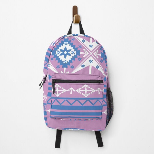 Item preview, Geometric Ethnic Seamless Border Pattern with Blue and Purple Tribal Ornament designed and sold by EiArtist.