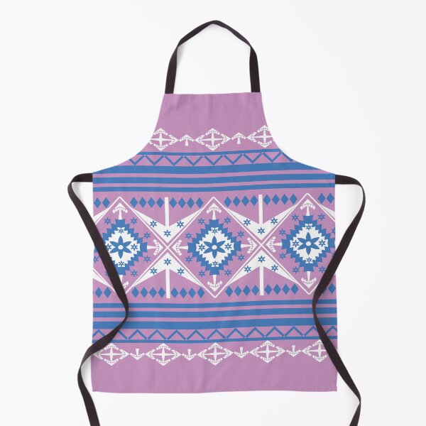 Item preview, Geometric Ethnic Seamless Border Pattern with Blue and Purple Tribal Ornament designed and sold by EiArtist.