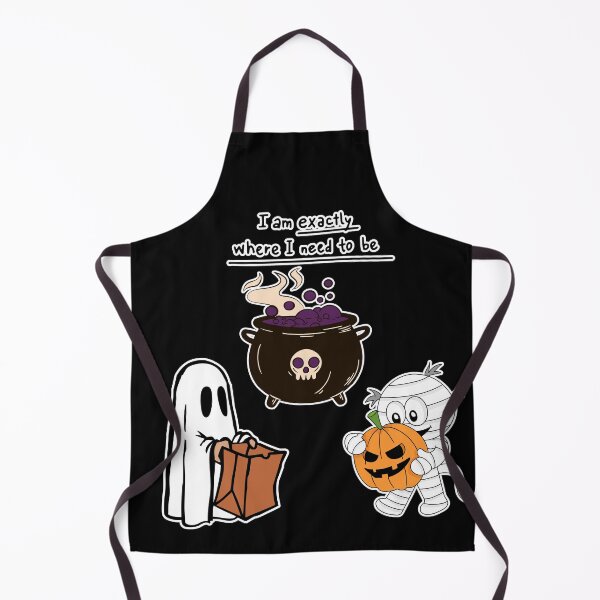 Item preview, Halloween Ghost and Mummy Cauldron Cozy Quote designed and sold by SoftAuraStudi0.