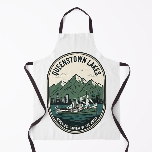 Item preview, Queenstown Lakes New Zealand Adventure Capital Vintage Scene designed and sold by k3rstman1.
