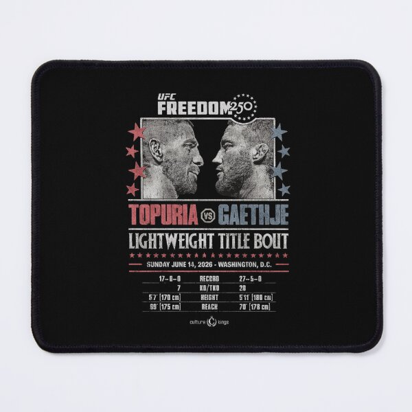 Item preview, Ilia Topuria Vs Justin Gaethje Lightweight Title Bout Champion designed and sold by JeyVel.