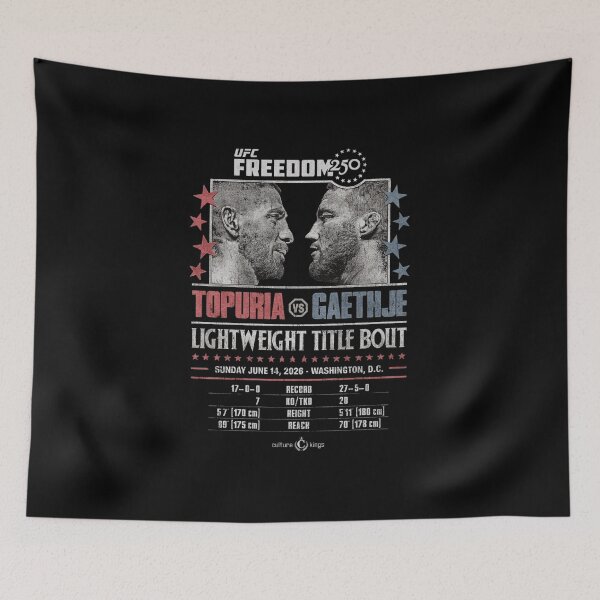 Item preview, Ilia Topuria Vs Justin Gaethje Lightweight Title Bout Champion designed and sold by JeyVel.