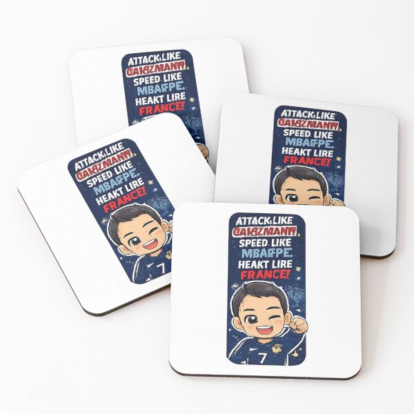 Item preview, Attack Like a Champion Speed Like a Star France Soccer Fan Sticker | French Football Supporter Cartoon Design | France Team Spirit Artwork designed and sold by myteesmypassion.