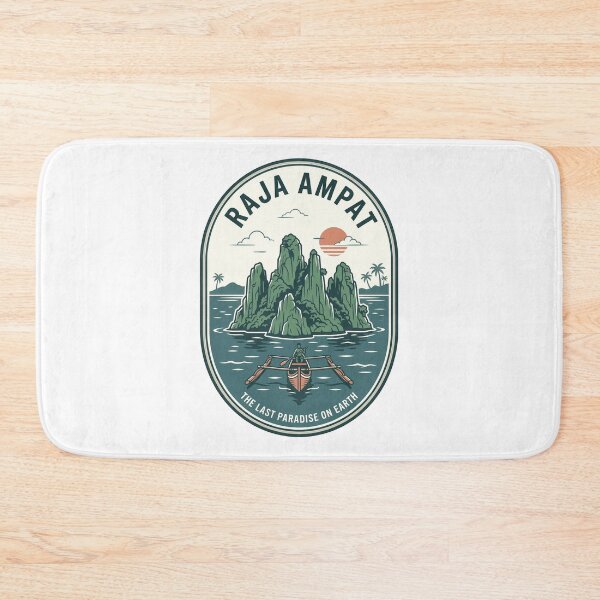 Item preview, Vintage Raja Ampat Indonesia Tropical Island Badge designed and sold by k3rstman1.
