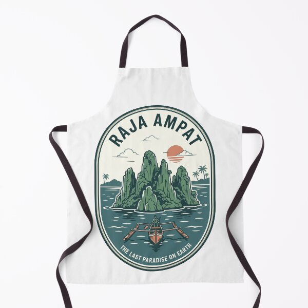 Item preview, Vintage Raja Ampat Indonesia Tropical Island Badge designed and sold by k3rstman1.