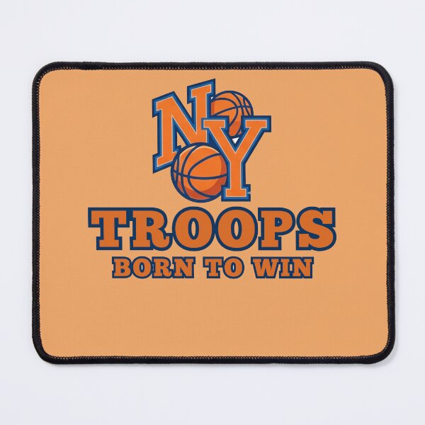 Item preview, Retro 90s Style Basketball Team Emblem Design Ny troop Born to Win designed and sold by RamjoVerse.