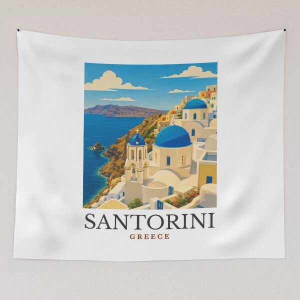 Item preview, Santorini - Greece designed and sold by GoodOldVintage.