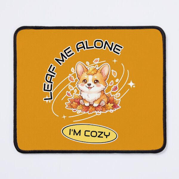 Item preview, Autumn Corgi Leaf Me Along I'm Cozy designed and sold by GlitchedTees.