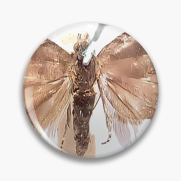 Item preview, Blue Moth Drawing | Insect Art designed and sold by GammaRay.