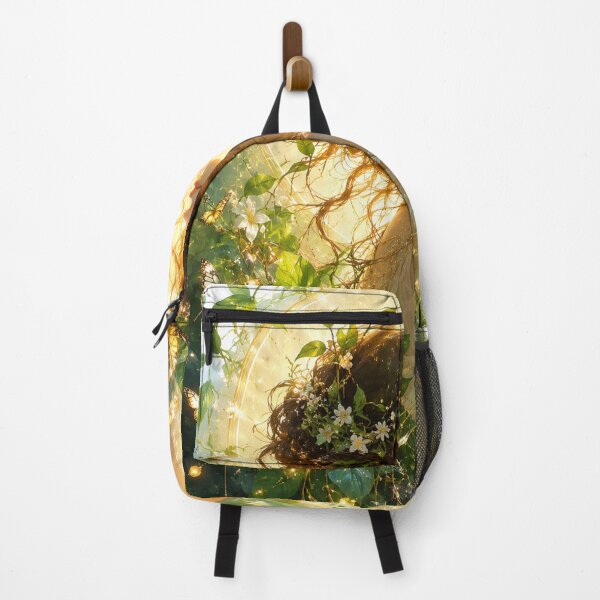 Item preview, Nature’s Light Goddess | Radiant Forest Beauty Artwork designed and sold by Sticleg.