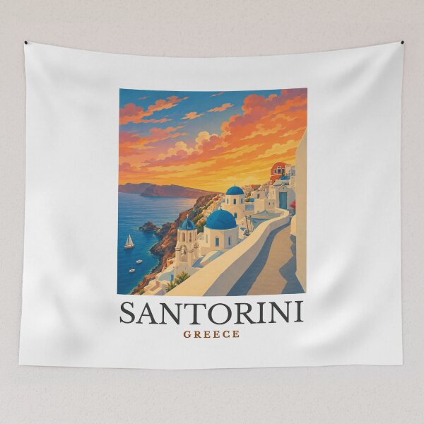 Item preview, Santorini - Greece designed and sold by GoodOldVintage.