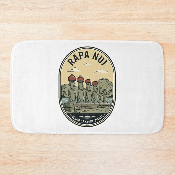 Item preview, Vintage Rapa Nui Easter Island Moai Stone Giants designed and sold by k3rstman1.