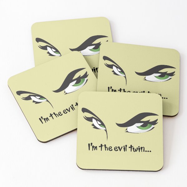 Item preview, Evil Twin Funny Twins Quote designed and sold by CreativeTwins.