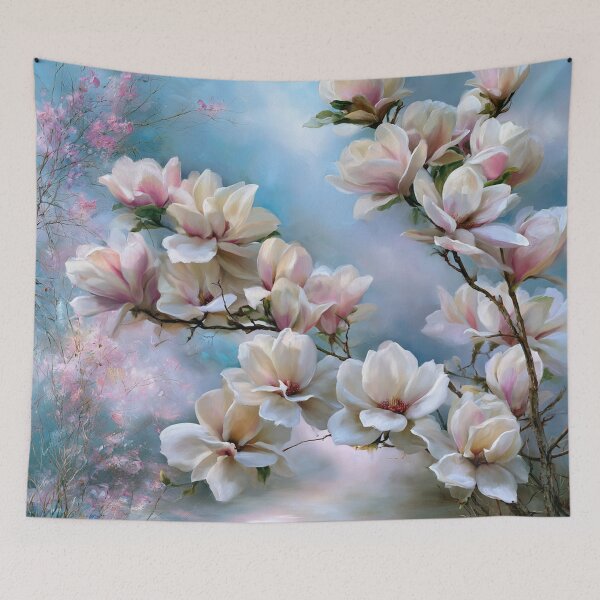 Item preview, Dream Magnolia Blossoms – Soft Impressionist Floral Art designed and sold by VelvetThornsArt.
