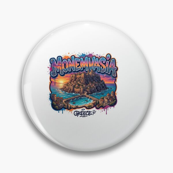 Item preview, Monemvasia Coastal Graffiti Sticker Souvenir Summer Edition designed and sold by Imaginarium of Chaos falcon88 .