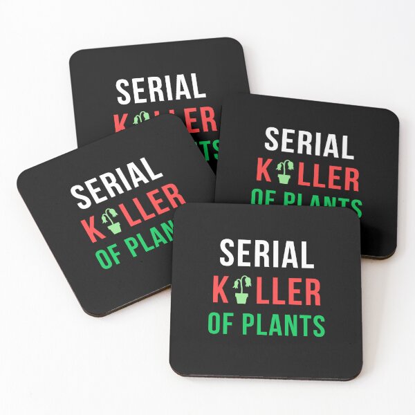 Item preview, Serial Killer Of Plants Funny Plant Lover Sticker Dark Humor Plant Parent Gift designed and sold by TongTang.