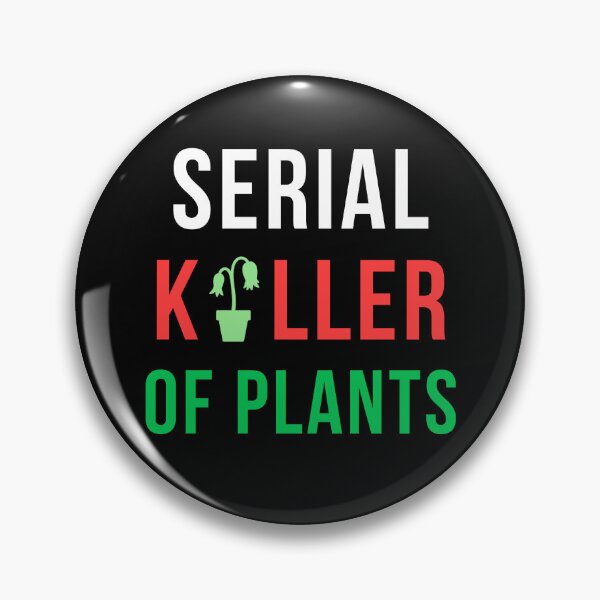 Item preview, Serial Killer Of Plants Funny Plant Lover Sticker Dark Humor Plant Parent Gift designed and sold by TongTang.