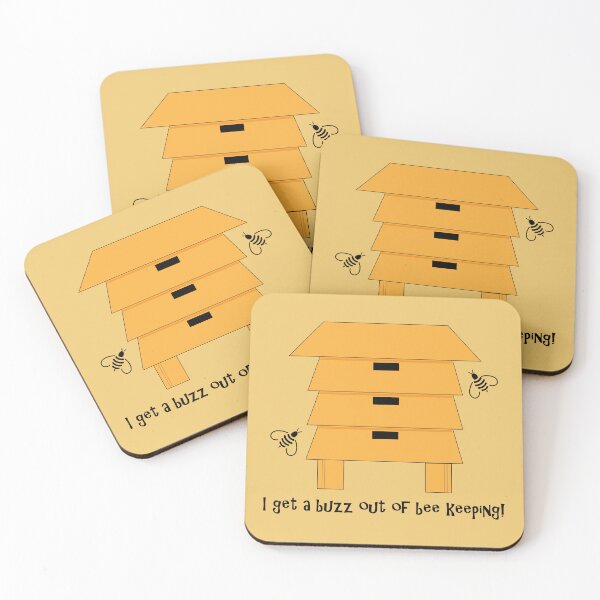 Item preview, I Get a Buzz out of Bee Keeping Beekeper Quote designed and sold by CreativeTwins.