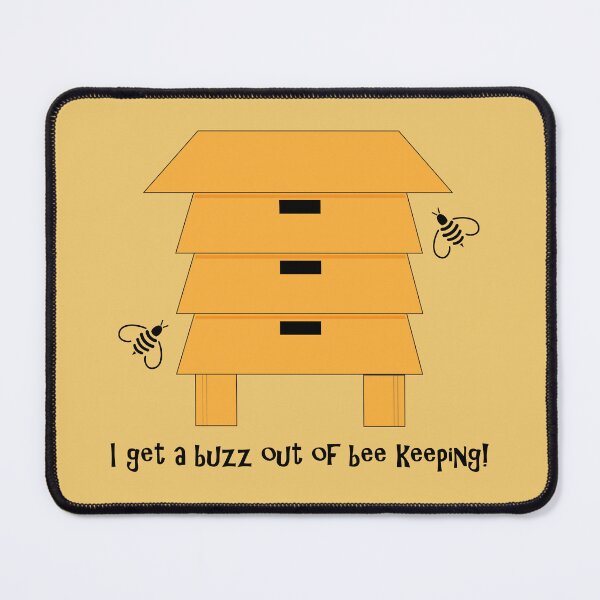 Item preview, I Get a Buzz out of Bee Keeping Beekeper Quote designed and sold by CreativeTwins.