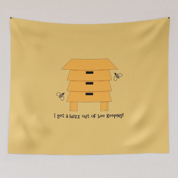 Item preview, I Get a Buzz out of Bee Keeping Beekeper Quote designed and sold by CreativeTwins.