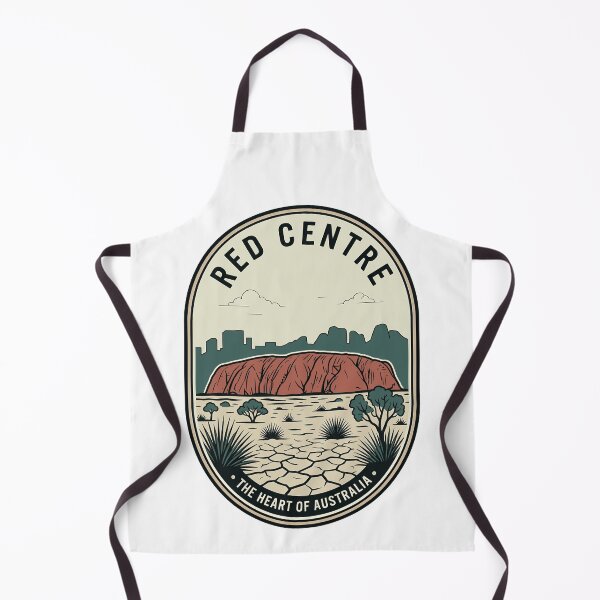 Item preview, Red Centre Uluru Australia Vintage Travel Badge designed and sold by k3rstman1.