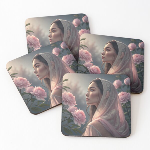 Item preview, Beautiful Woman with Flowers designed and sold by PAULINE.LUMINA.