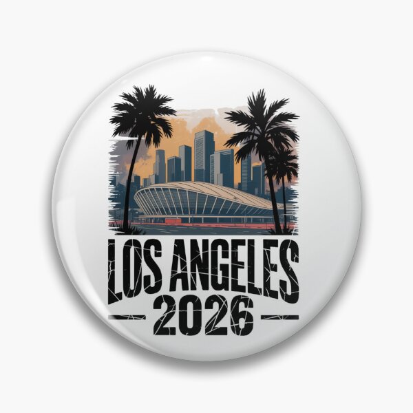 Item preview, Los Angeles 2026 Palm Tree Sunset T-Shirt V6 designed and sold by DarylWelsh2024.