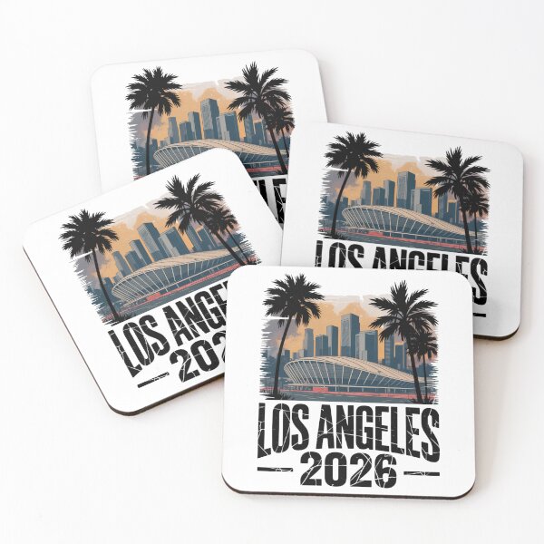 Item preview, Los Angeles 2026 Palm Tree Sunset T-Shirt V6 designed and sold by DarylWelsh2024.