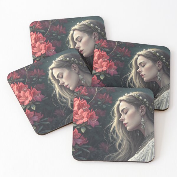 Item preview, Beautiful Woman with Flowers designed and sold by PAULINE.LUMINA.