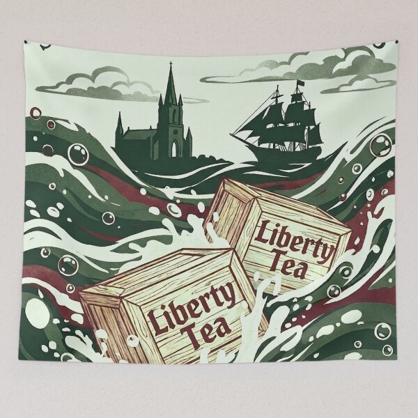 Item preview, Spilling Tea Since 1773 Boston Tea Party designed and sold by rygenr8.