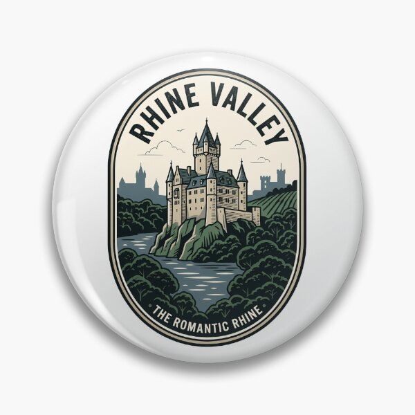 Item preview, Vintage Rhine Valley Germany Romantic Castle Travel designed and sold by k3rstman1.