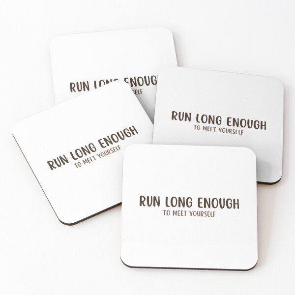 Item preview, Run long enough to meet yourself (Running) designed and sold by RunningWhiskers.