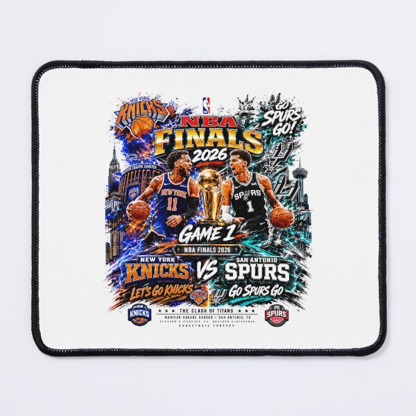 Item preview, Official NBA Finals 2026 Game 1 New York Knicks vs San Antonio Spurs Bootleg designed and sold by PinkiesArts.