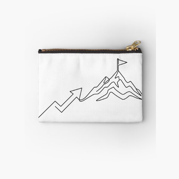Item preview, Minimalist Success Mountain Arrow Line Art - Growth Mindset designed and sold by MCV-Designs.