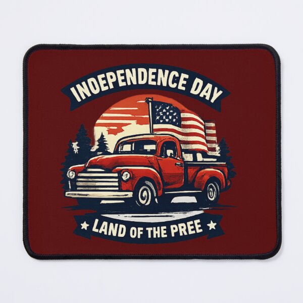 Item preview, Independence Day Vintage Truck. designed and sold by LunaPrintCo.