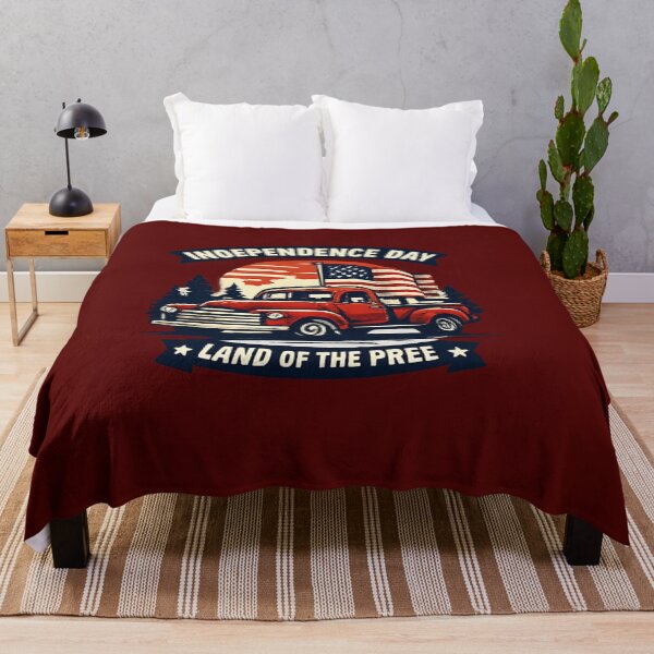 Item preview, Independence Day Vintage Truck. designed and sold by LunaPrintCo.