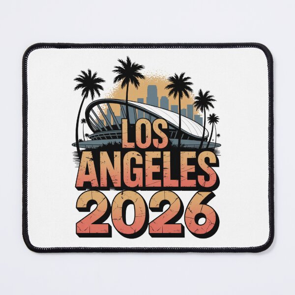 Item preview, Los Angeles 2026 Palm Tree Sunset T-Shirt V7 designed and sold by DarylWelsh2024.