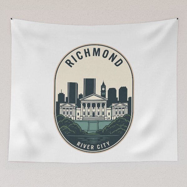 Item preview, Vintage Richmond Virginia River City Emblem designed and sold by k3rstman1.