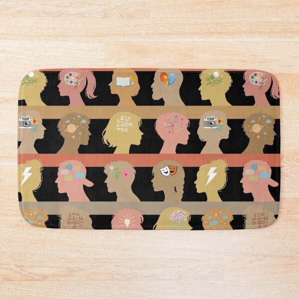 Item preview, Self Expressive world -  black goldenrod tan or desert ochre  designed and sold by Fabricatemyart.