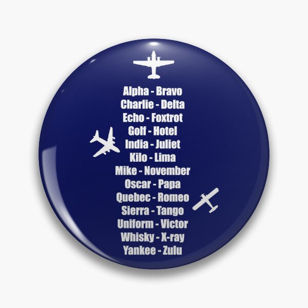Item preview, Pilot Phonetic Alphabet Military Cadet Airplanes designed and sold by CreativeTwins.