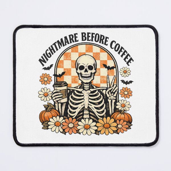 Item preview, Nightmare Before Coffee designed and sold by raw_lines.