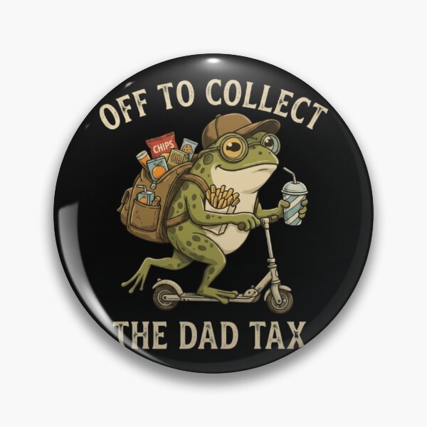 Item preview, Dad Tax Frog Snack Collector Funny Father Humor Design designed and sold by Surt-Tust.