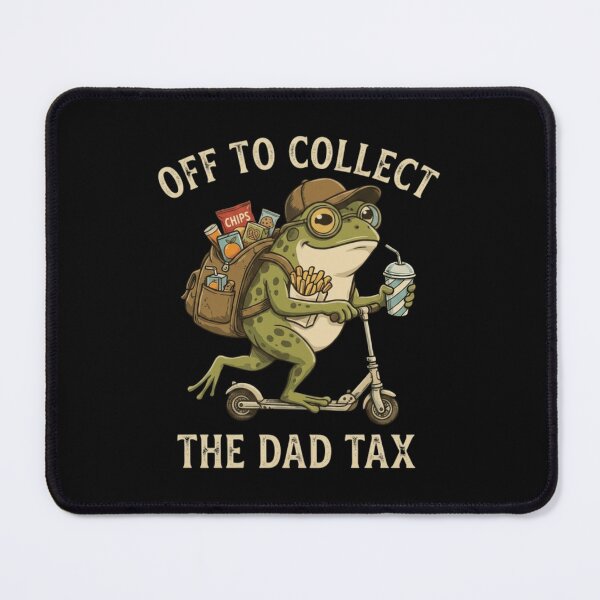 Item preview, Dad Tax Frog Snack Collector Funny Father Humor Design designed and sold by Surt-Tust.