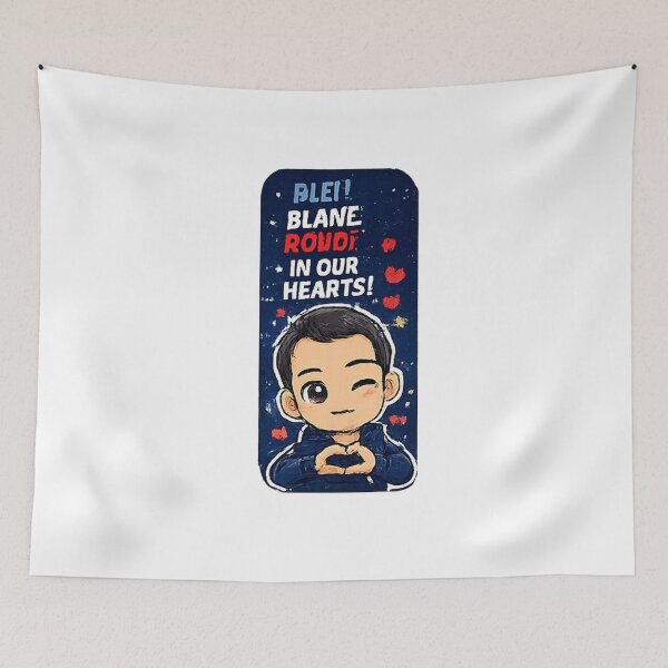 Item preview, Bleu Blanc Rouge in Our Hearts France Soccer Fan Sticker | French Football Supporter Cartoon Design | Les Bleus Pride Artwork designed and sold by myteesmypassion.